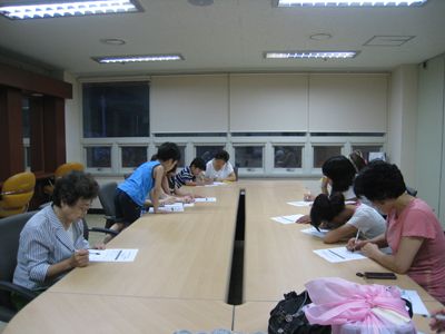 가족문화사업 '대박농장' 중간평가회 및 삼겹살파티 