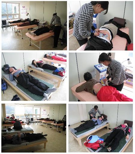 건강한 어르신들의 생생(生生)물리치료실의 모습입니다.