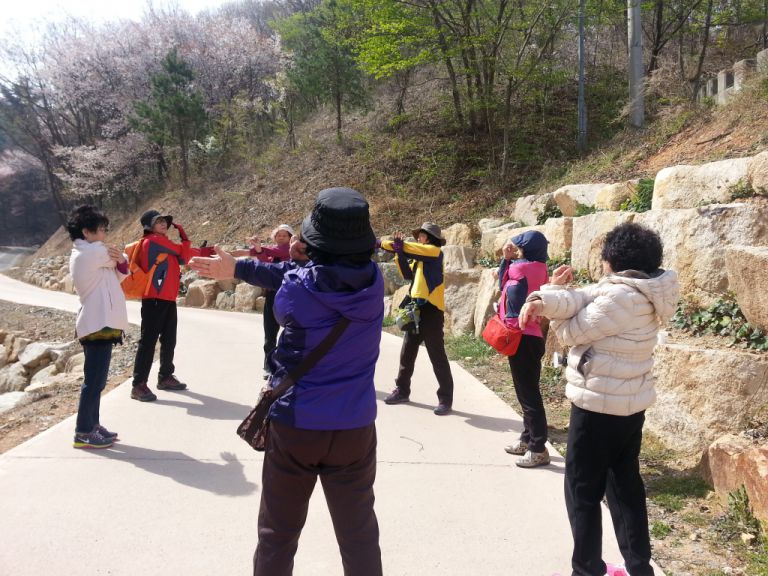 1-3세대 통합 홀로어르신 숲체험교육 1회기