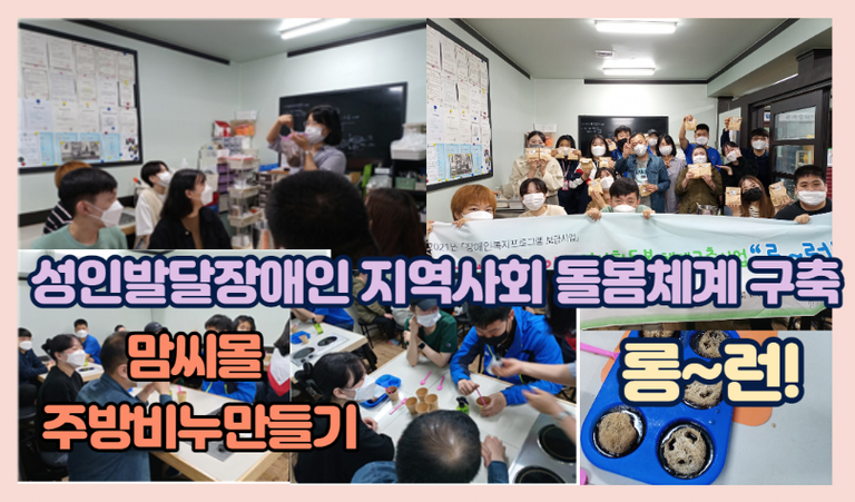 성인발달장애인 지역사회돌봄체계구축 